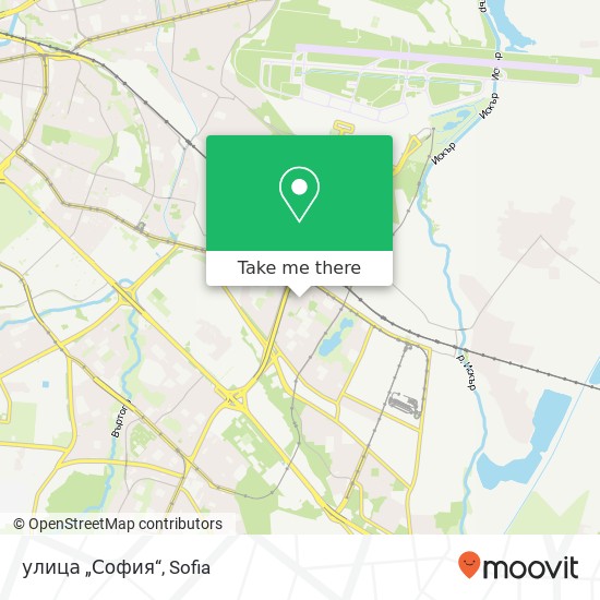 Карта улица „София“