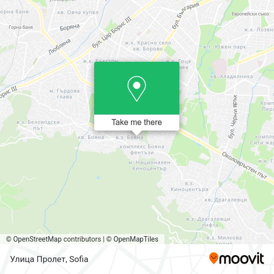 Улица Пролет map
