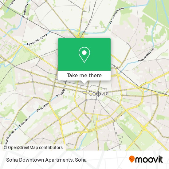 Sofia Downtown Apartments map
