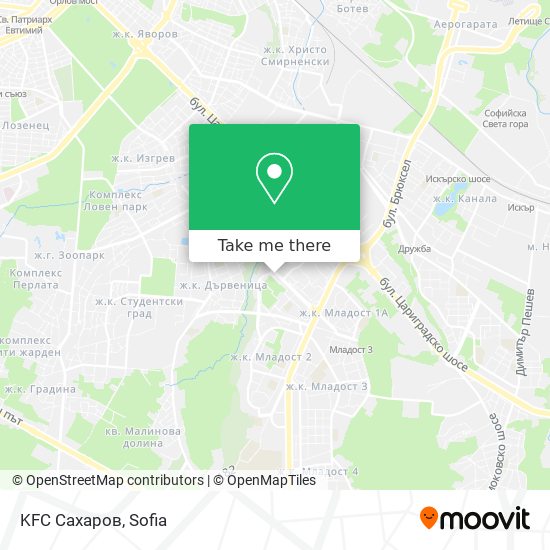 Карта KFC Сахаров