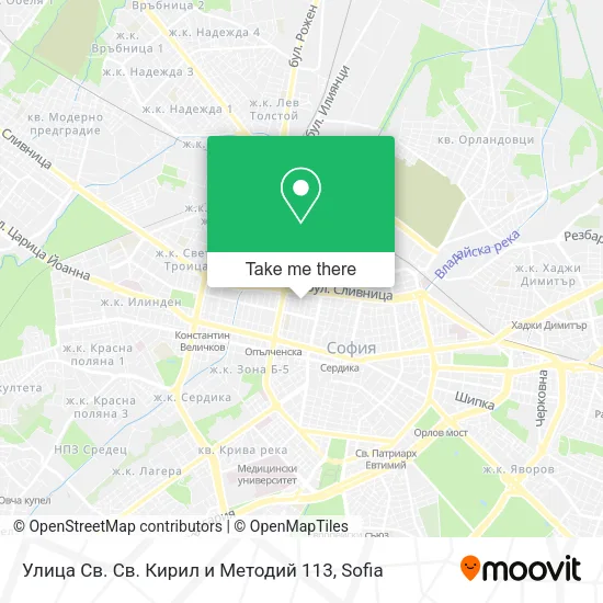 Улица Св. Св. Кирил и Методий 113 map
