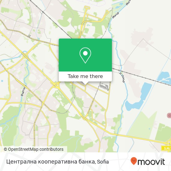 Централна кооперативна банка map