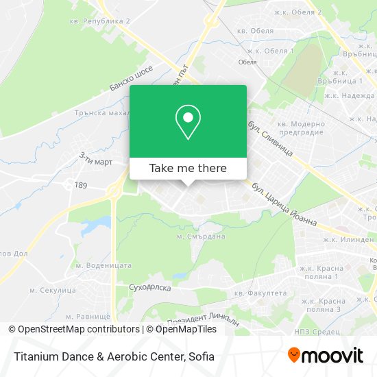 Titanium Dance & Aerobic Center map