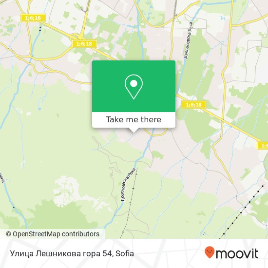 Улица Лешникова гора 54 map