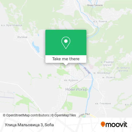 Улица Мальовица 3 map