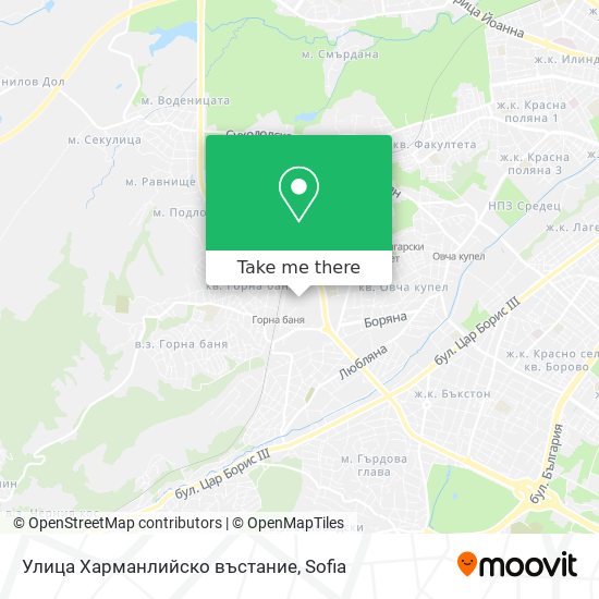 Улица Харманлийско въстание map