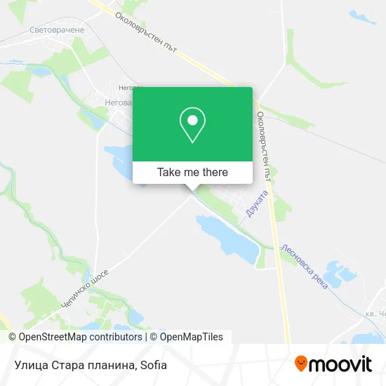 Карта Улица Стара планина