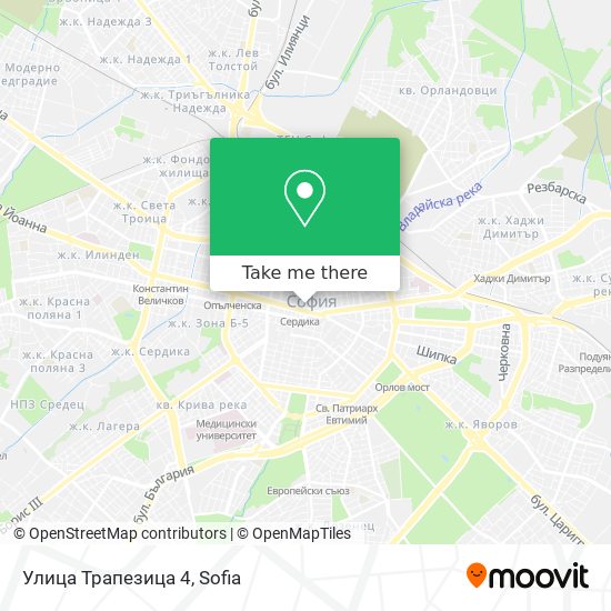 Улица Трапезица 4 map