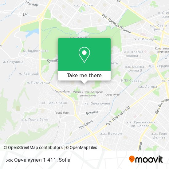 жк Овча купел 1 411 map