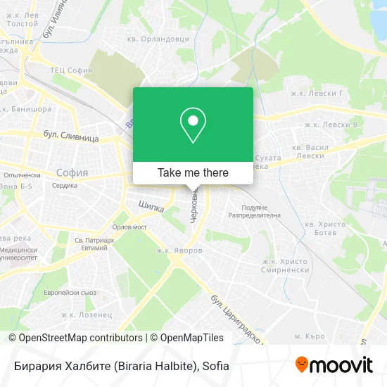 Карта Бирария Халбите (Biraria Halbite)
