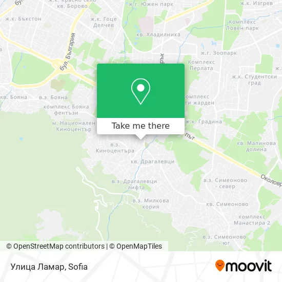 Карта Улица Ламар