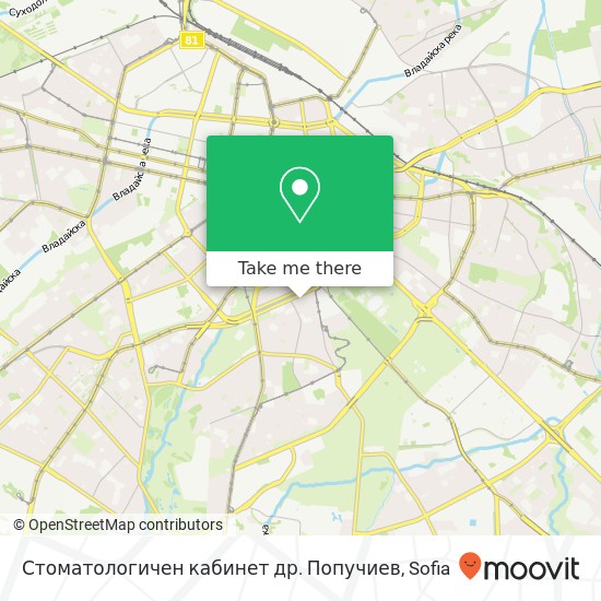 Стоматологичен кабинет др. Попучиев map