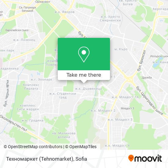 Техномаркет (Tehnomarket) map