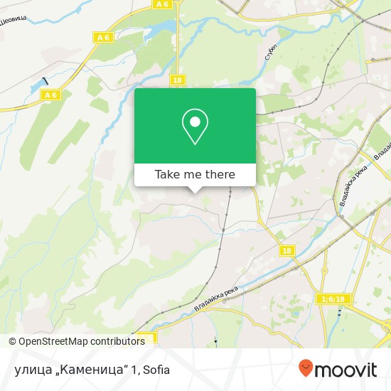улица „Каменица“ 1 map