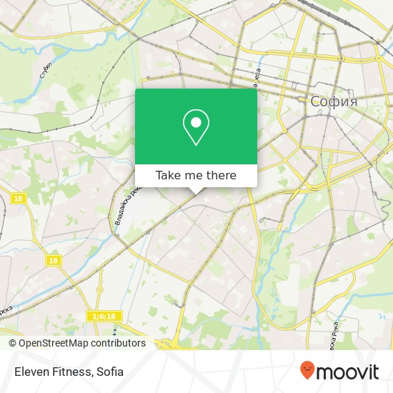 Eleven Fitness map