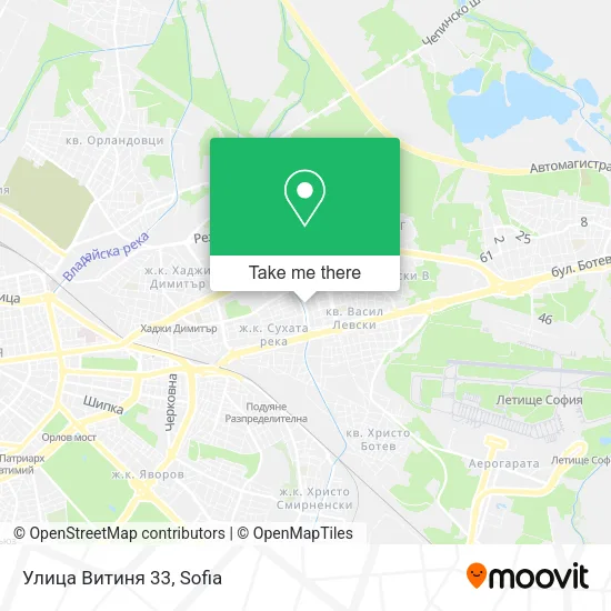 Карта Улица Витиня 33