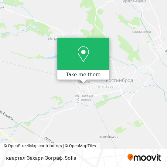 квартал Захари Зограф map