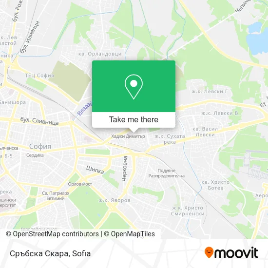 Карта Сръбска Скара