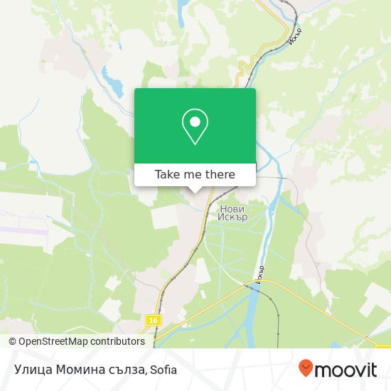 Улица Момина сълза map