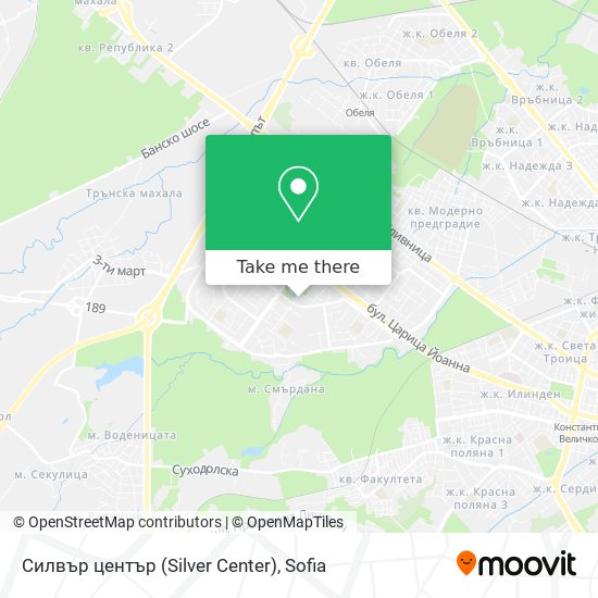 Силвър център (Silver Center) map