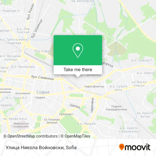 Карта Улица Никола Войновски