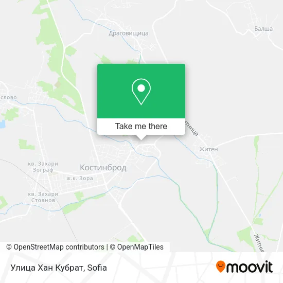 Улица Хан Кубрат map
