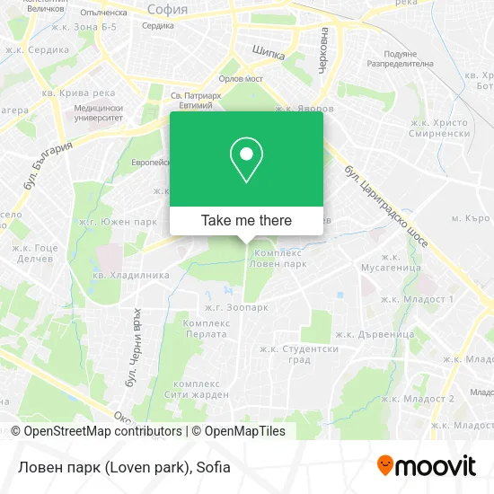 Карта Ловен парк (Loven park)