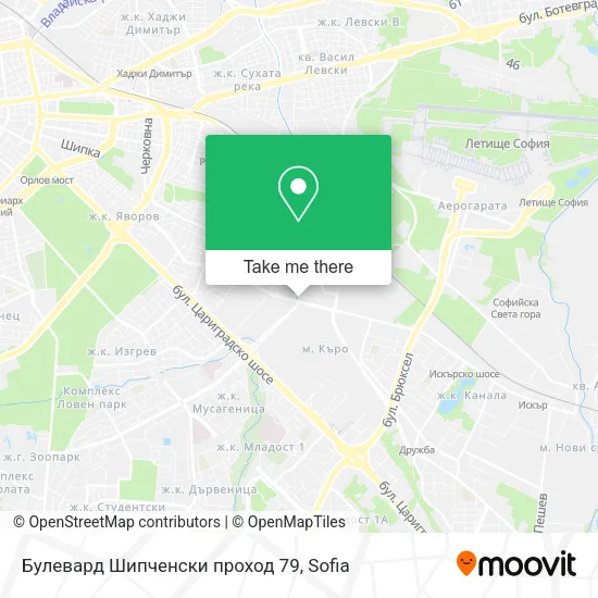 Карта Булевард Шипченски проход 79