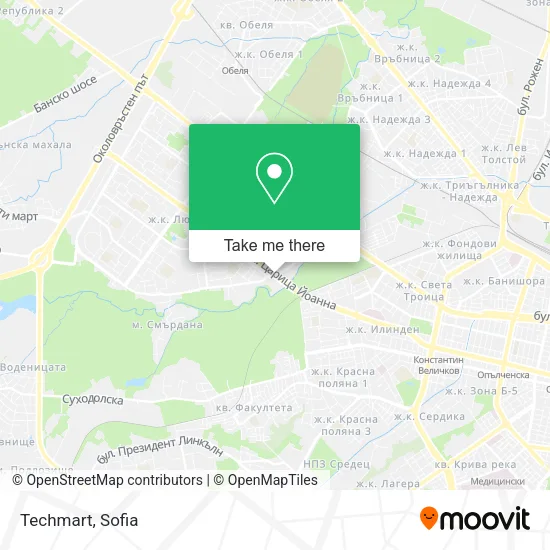 Карта Techmart