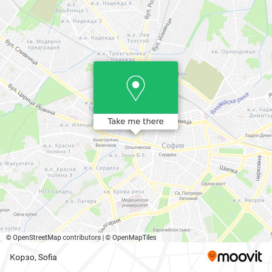 Корзо map