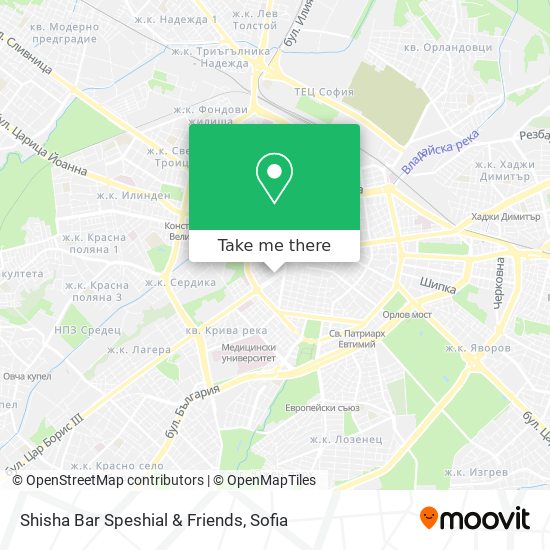 Shisha Bar Speshial & Friends map