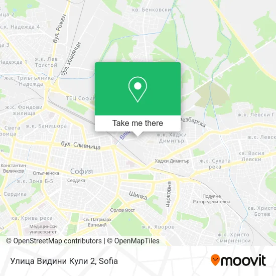 Карта Улица Видини Кули 2