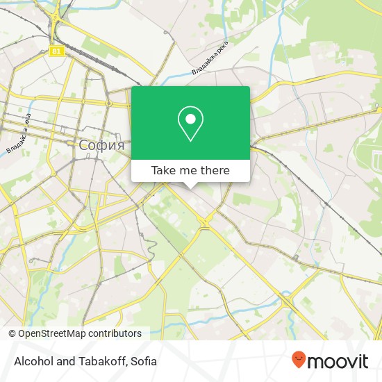 Alcohol and Tabakoff map