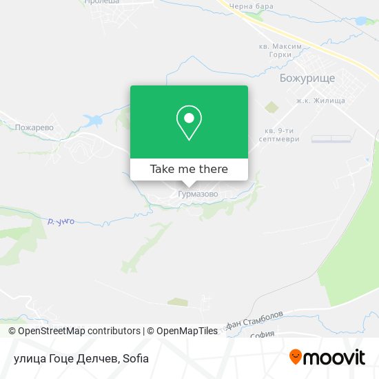 Карта улица Гоце Делчев