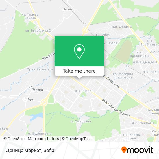 Деница маркет map
