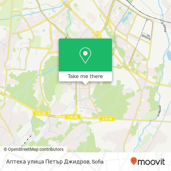 Аптека улица Петър Джидров map