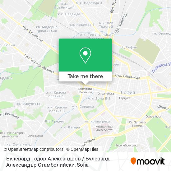 Булевард Тодор Александров / Булевард Александър Стамболийски map