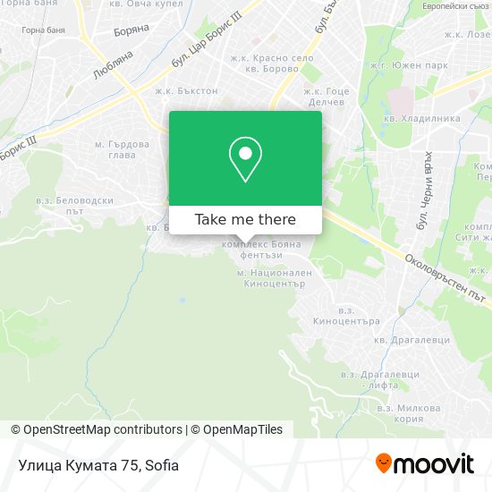 Улица Кумата 75 map