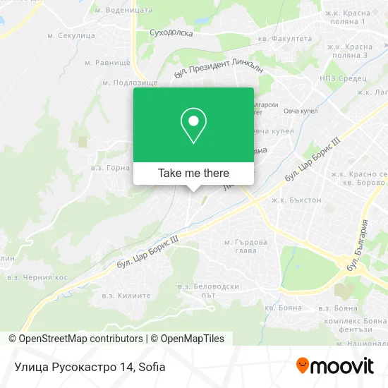 Улица Русокастро 14 map