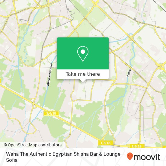 Карта Waha The Authentic Egyptian Shisha Bar & Lounge