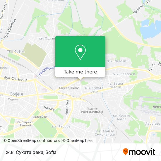 ж.к. Сухата река map