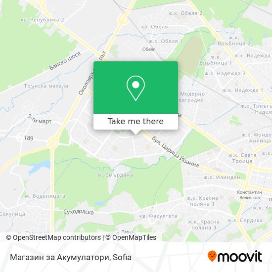 Магазин за Акумулатори map