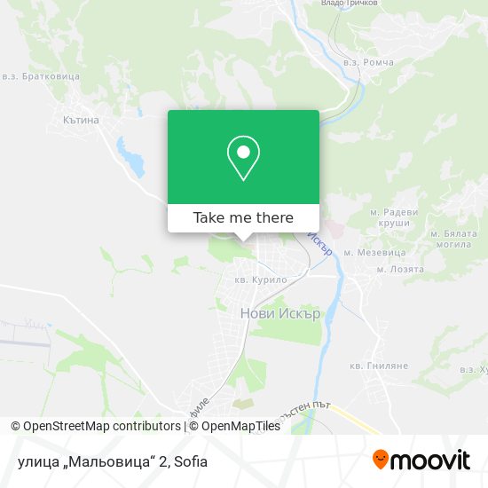 улица „Мальовица“ 2 map