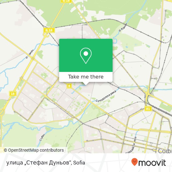 улица „Стефан Дуньов“ map