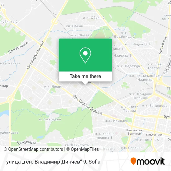 улица „ген. Владимир Динчев“ 9 map