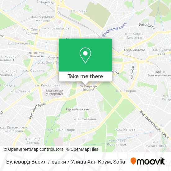 Булевард Васил Левски / Улица Хан Крум map