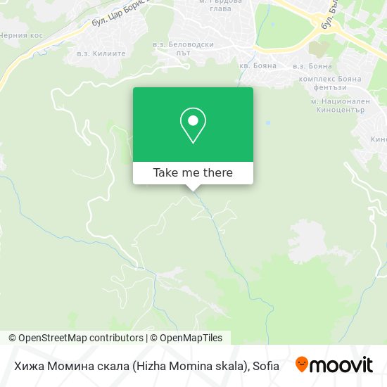 Хижа Момина скала (Hizha Momina skala) map