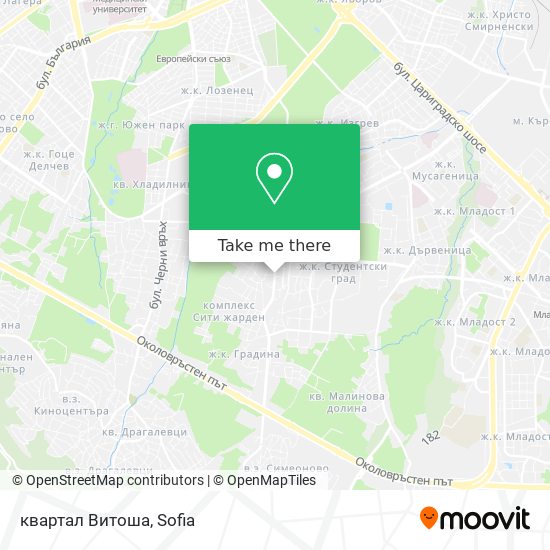 квартал Витоша map
