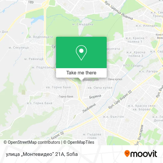Карта улица „Монтевидео“ 21А