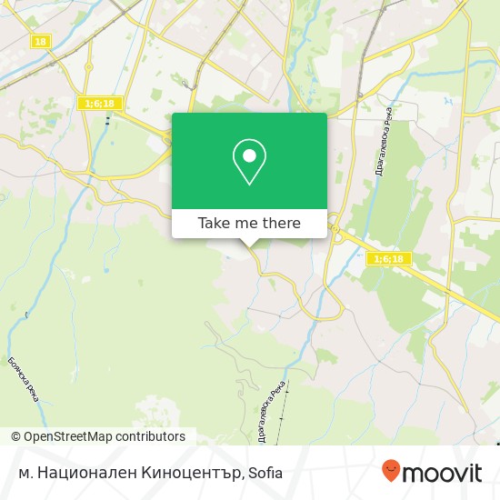 м. Национален Киноцентър map